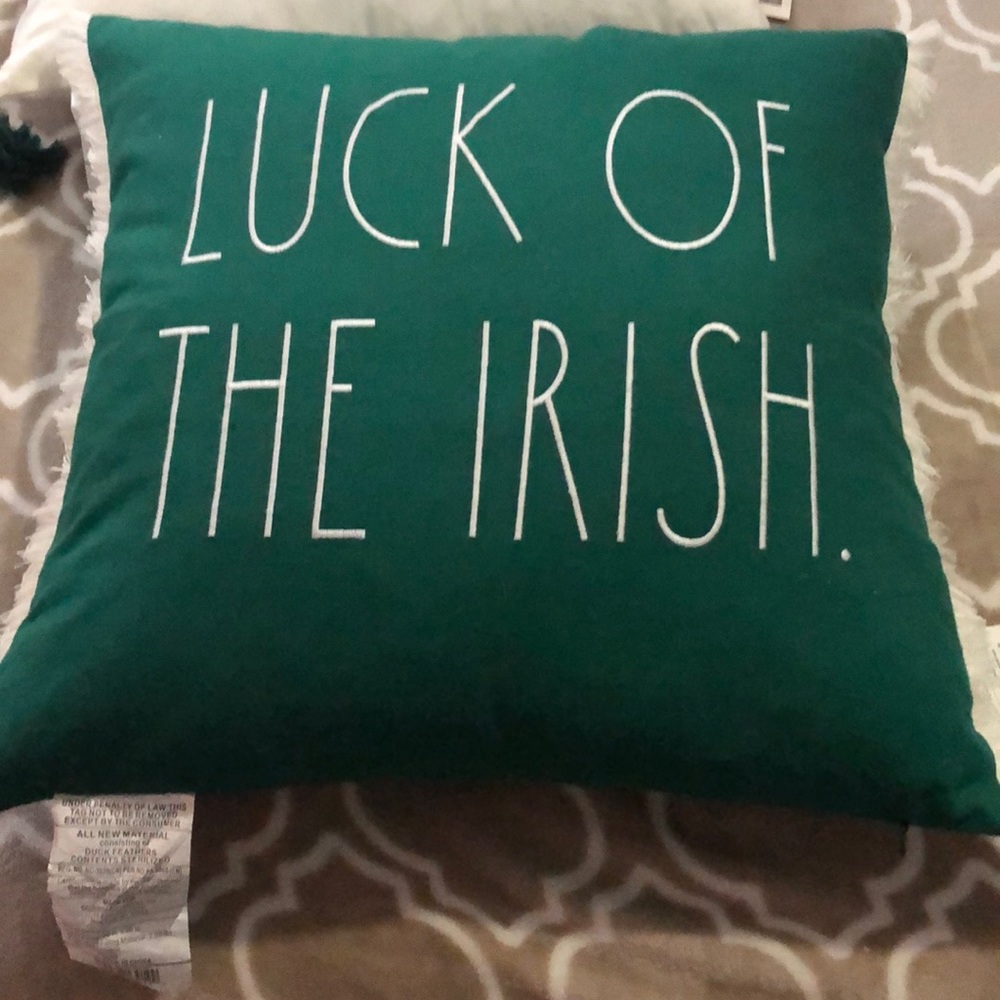 Rae Dunn “Luck of the Irish.” pillow